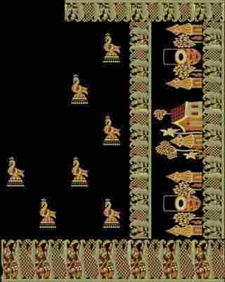 C Pallu Saree Design