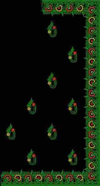 C Pallu Saree Design
