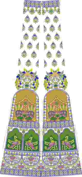 Cording Lehenga Design
