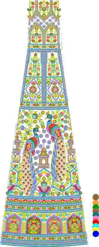 Cording Lehenga Design