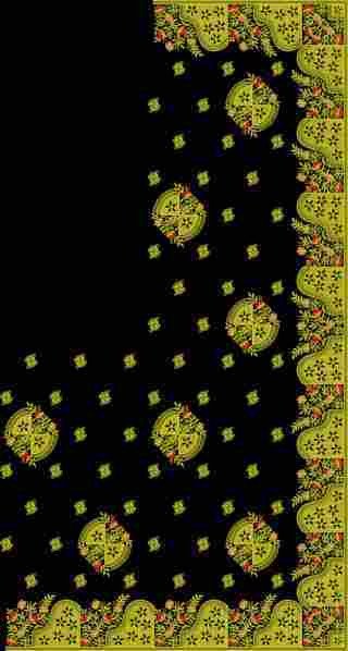 C Pallu Saree Design