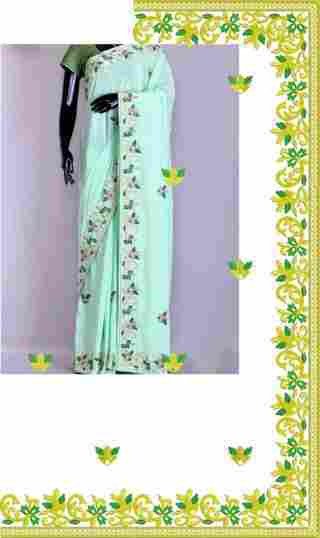 C Pallu Saree Design