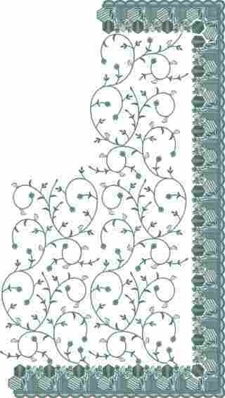 C Pallu Saree Design