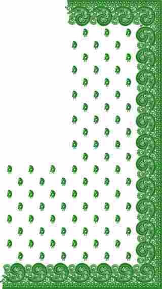 C Pallu Saree Design