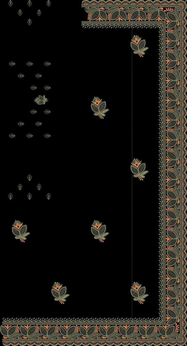 C Pallu Saree Design