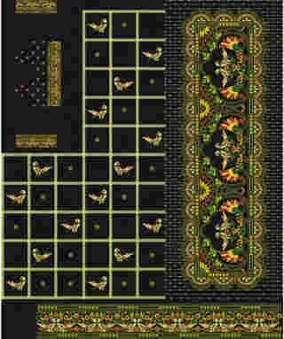C Pallu Saree Design
