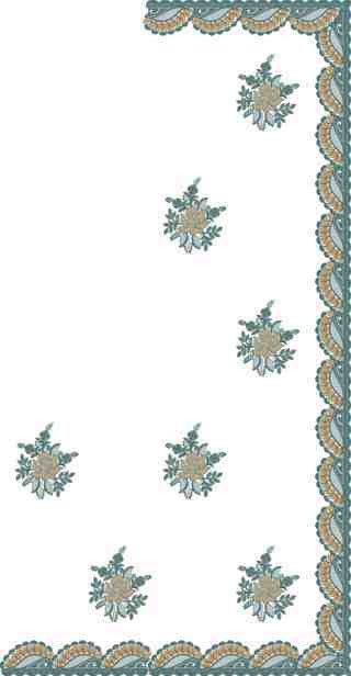 C Pallu Saree Design