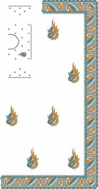 C Pallu Saree Design