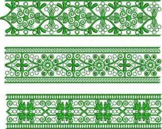 3 Single Jari Lace