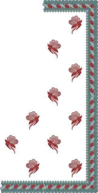C Pallu Saree Design