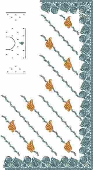 Latest C Pallu Saree Design