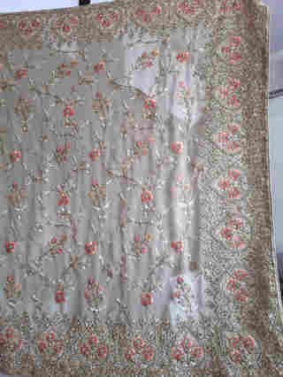 Cording Saree Design