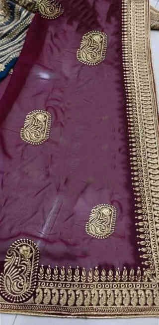 C Pallu Saree Design