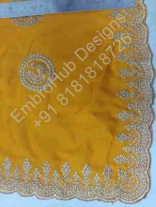C Pallu Saree Design