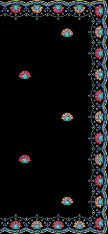 Beads Saree Designs