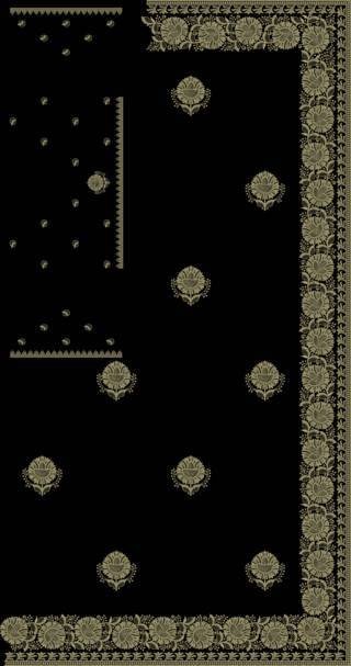 C Pallu Saree Design