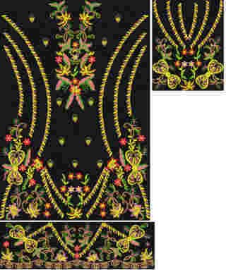 3MM Sequence Single Head Dress Design