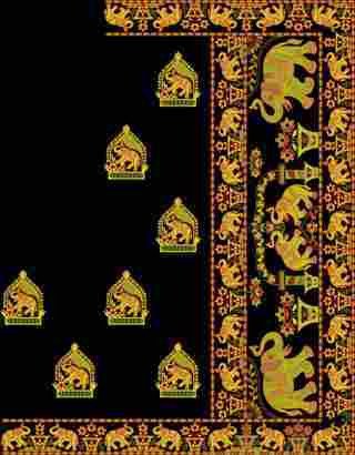 C Pallu Saree Design