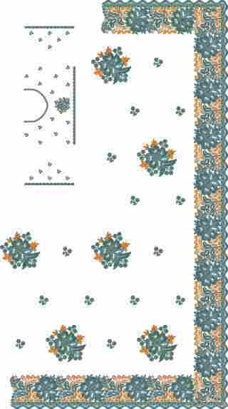 C Pallu Saree Design