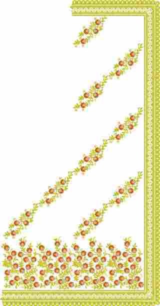 C Pallu Saree Design