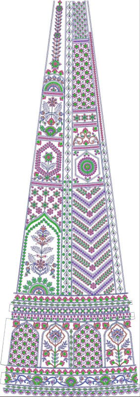 Beads Lehenga Design