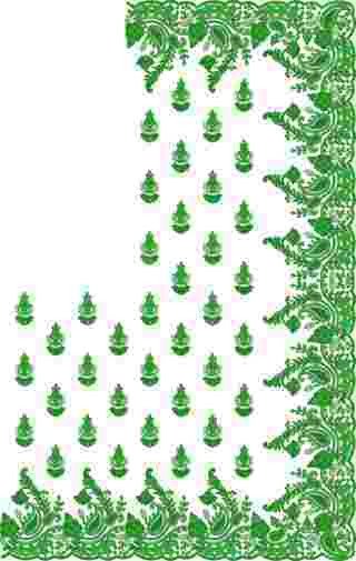 C Pallu Saree Design