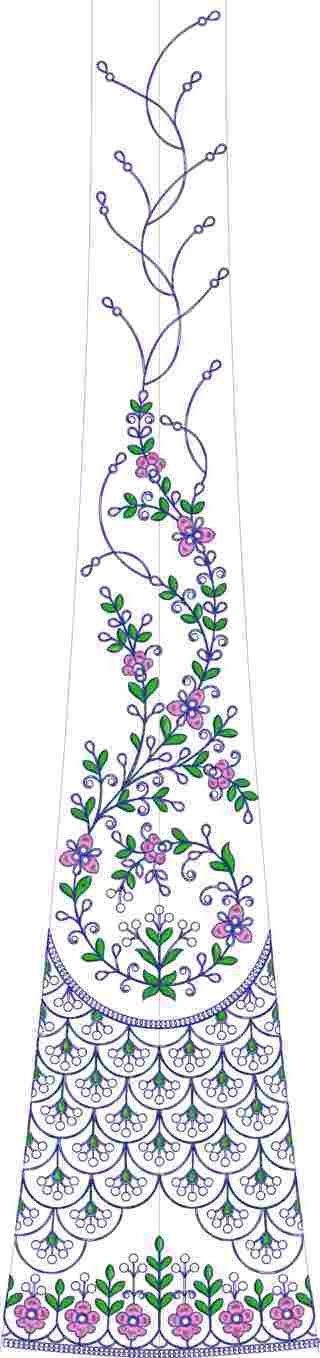 Cording Lehenga Design