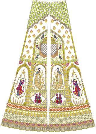 Lehenga Kali Design