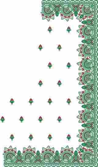 C Pallu Saree Design