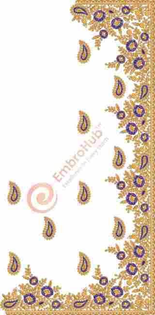 C Pallu Saree Design