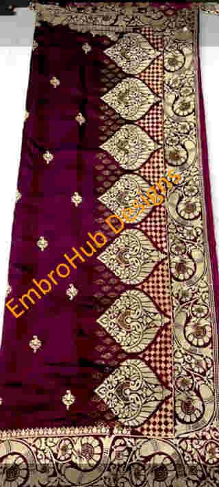 C Pallu Saree Design