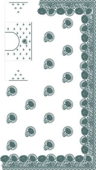 C Pallu Saree Design