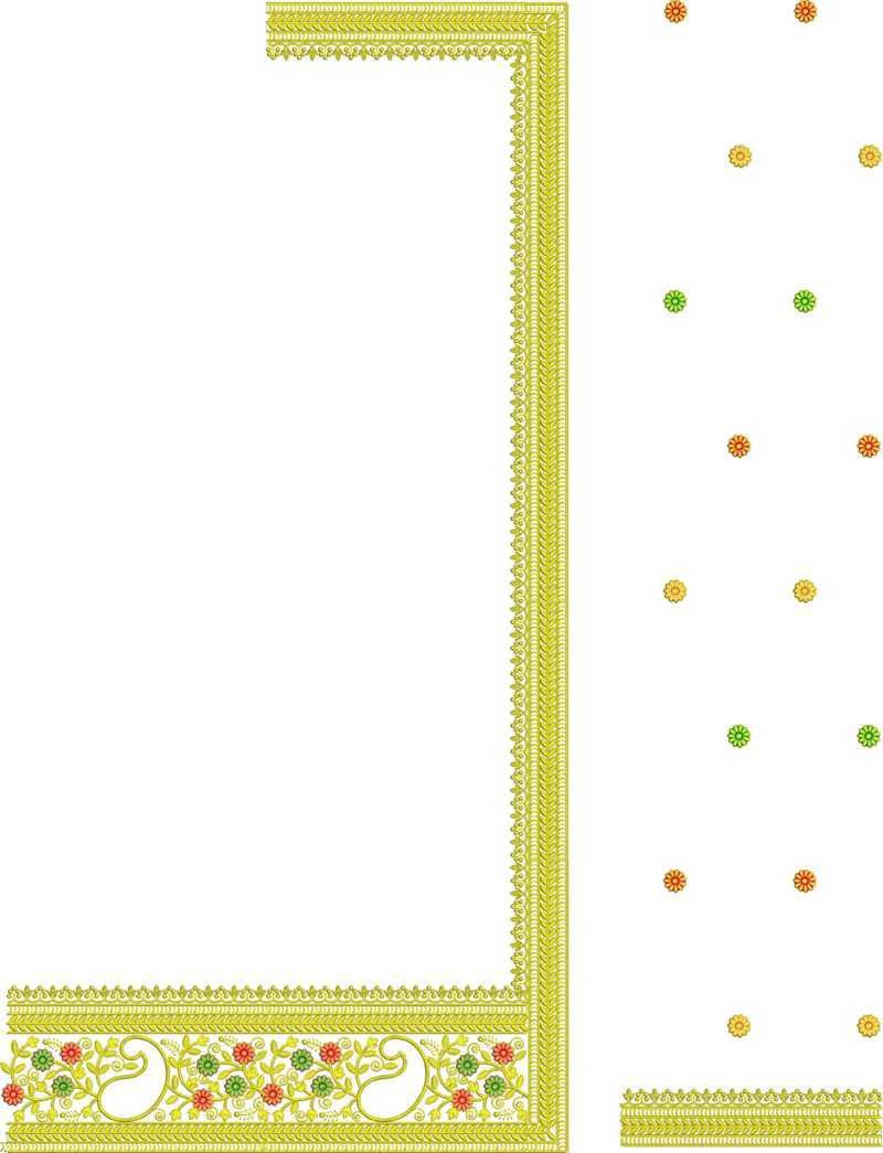C Pallu Saree Design