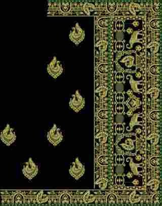 C Pallu Saree Design