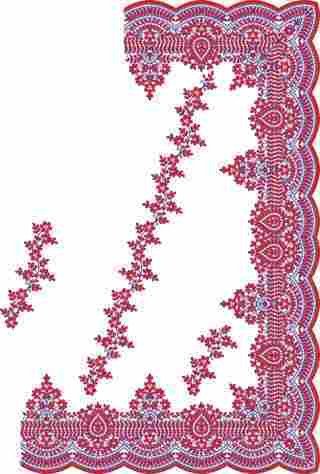Cording Saree Design