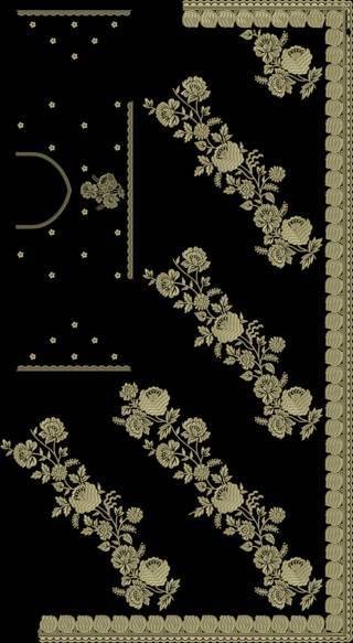 C Pallu Saree Design