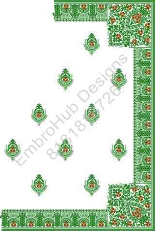 C Pallu Saree Design