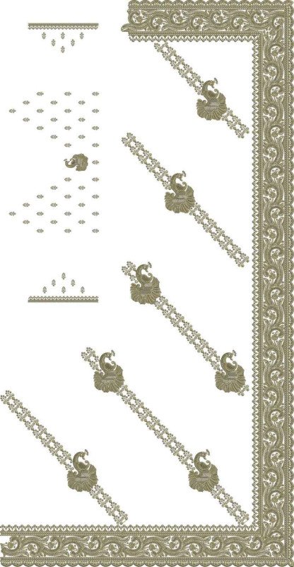 C Pallu Saree Design