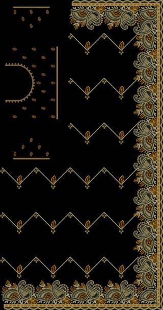 C Pallu Saree Design