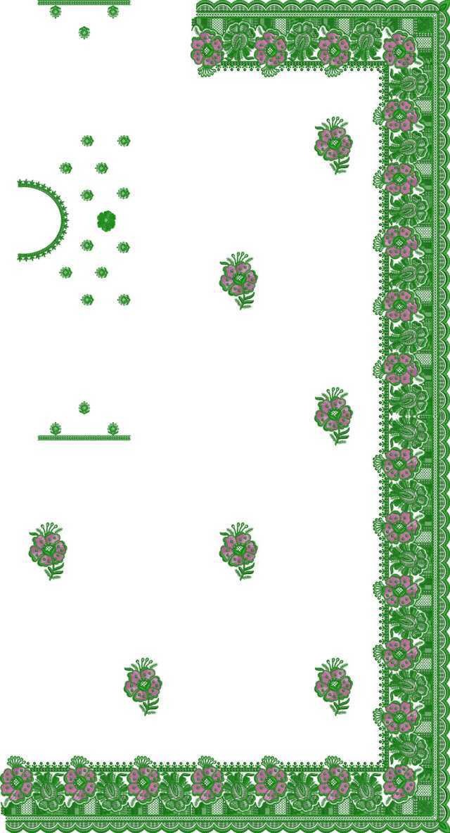 C Pallu Saree Design