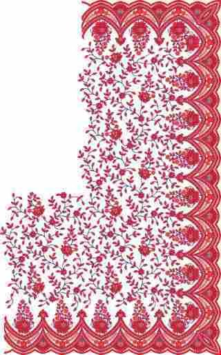 Cording Saree Design