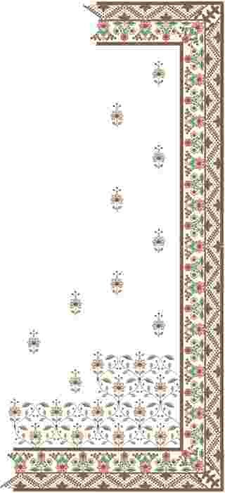 3MM Sequence C Pallu Saree Design