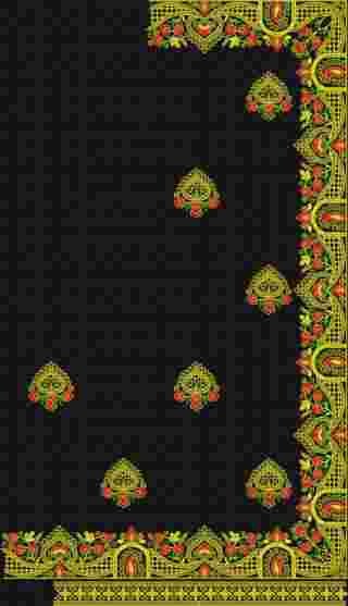 C Pallu Saree Design