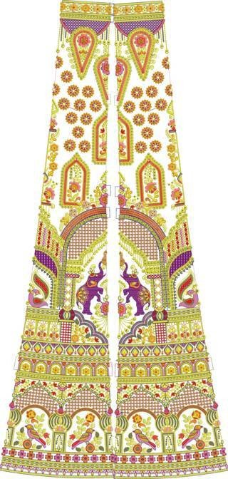 Lehenga Kali Design