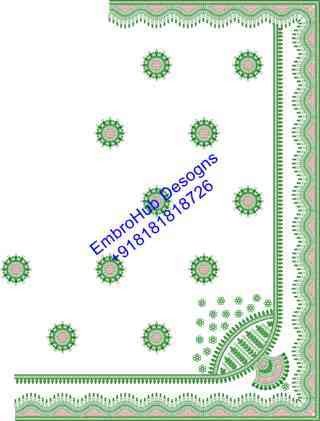 C Pallu Saree Design