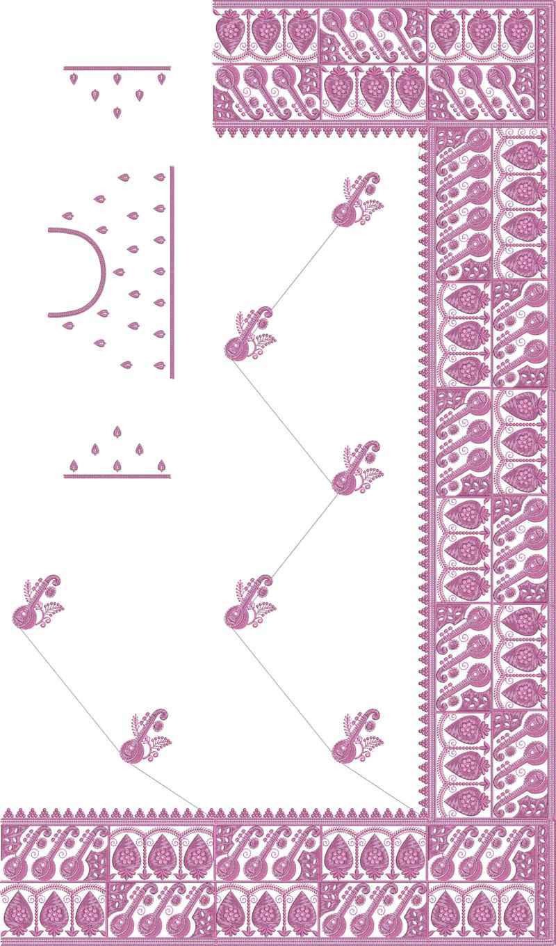 C Pallu Saree Design