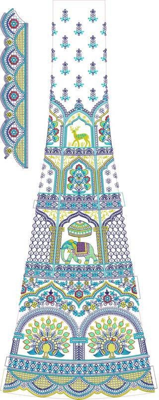 Lehenga Kali Design