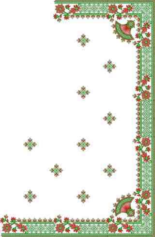 Sequence C Pallu Saree Design