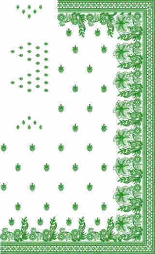 C Pallu Saree Design