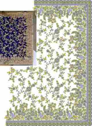 Cording Saree Design